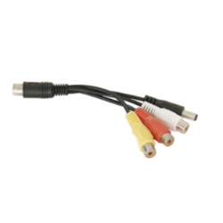 AUDIO ADAPTORS NEWGEN 4-PIN DIN TO RCA CAMERA LEAD