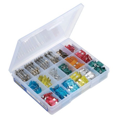 ELECTRICAL NARVA FUSE KIT 360 PCS STANDARD, BLADE ,MINI BLADE FUSES