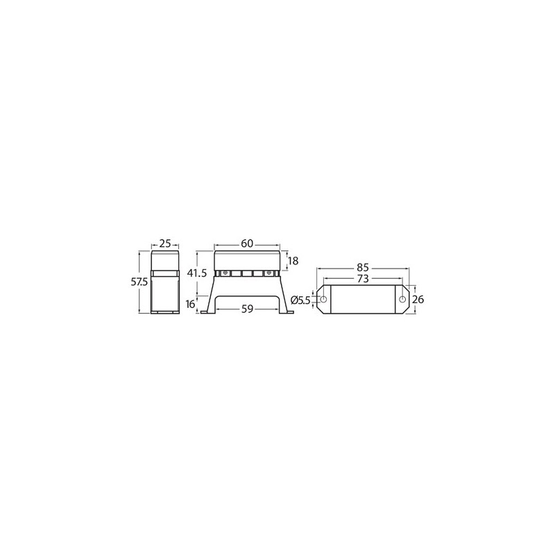 ELECTRICAL HELLA ELECTRICAL FUSE BOX 6-WAY BLADE FUSES