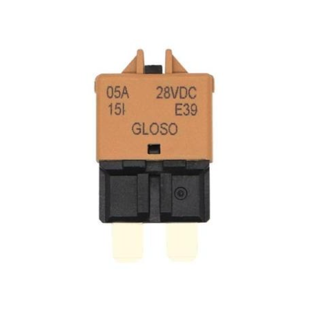 ELECTRICAL 5 AMP MANUAL RESET CIRCUIT BREAKER