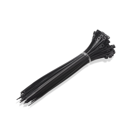 ACCESSORIES CABLE TIES 4.6* 371MM BLACK