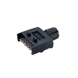 TRAILER PLUG 7 PIN FLAT PLASTIC MALE