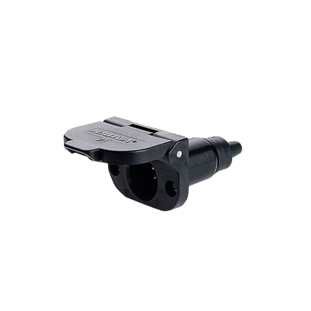 TRAILER SOCKET 7 PIN ROUND SMALL PLASTIC