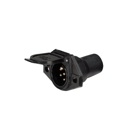 TRAILER SOCKET 7 PIN ROUND LARGE