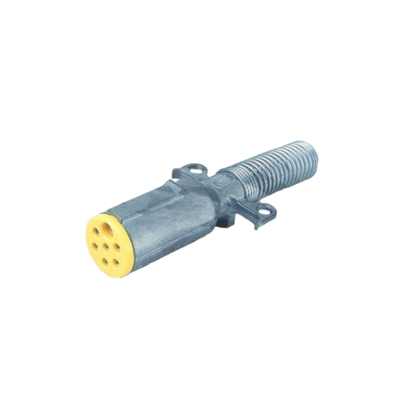 TRAILER PLUG METAL ISO 7 PIN LARGE EARTH TERMINAL