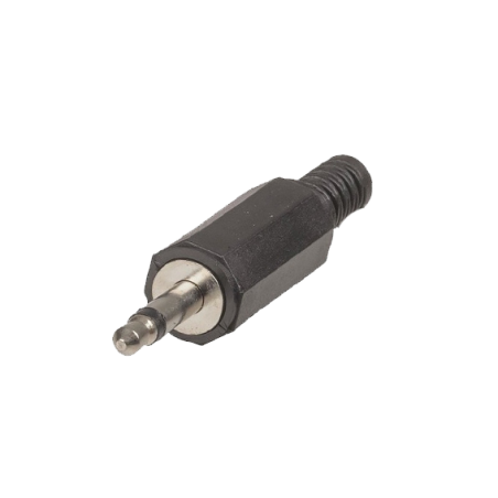 AUDIO ADAPTOR CONNECTOR 3.5 MINIATURE PLUG BLACK
