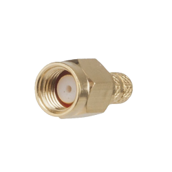 AUDIO ADAPTOR GOLD SMA CRIMP PLUG