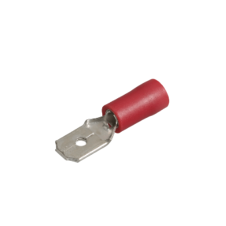 CRIMP TERMINALS NARVA RED MALE BLADE TERMINALS