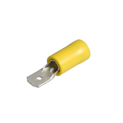 CRIMP TERMINALS YELLOW MALE BLADE TERMINALS