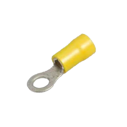 CRIMP TERMINALS YELLOW RING TERMINALS