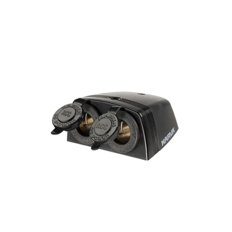 ACCESSORY HEAVY DUTY TWIN SURFACE MOUNT ACCESSORY SOCKETS