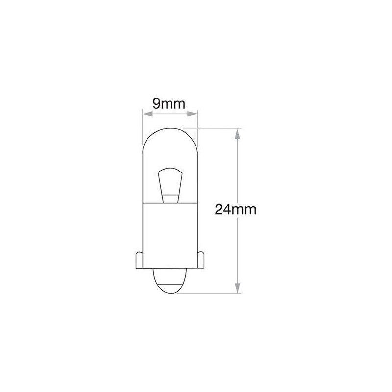LIGHTING BAYONET GLOBE 12 VOLT 2 WATT