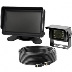 KIT ECCO CAMERA ,5" COLOUR LCD MONITOR WITH NIGHT SENSOR