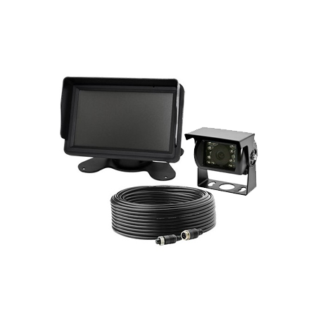 KIT ECCO CAMERA ,5" COLOUR LCD MONITOR WITH NIGHT SENSOR
