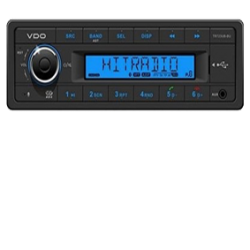 AUDIO VDO RADIO TUNER 24 VOLT WITH AUX INPUT