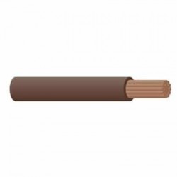 WIRE 4MM SINGLE CORE BROWN 30M