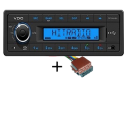 AUDIO VDO RADIO TUNER 12 VOLT WITH AUX INPUT & BLUETOOTH