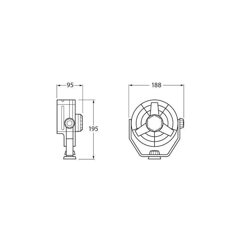 AIR CONDITIONING CABIN FAN HELLA 12 VOLT TWO SPEED