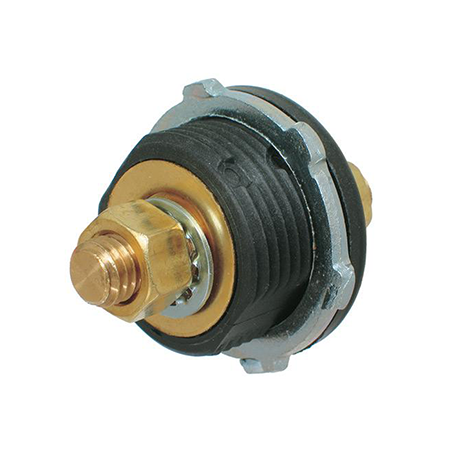 BATTERY JUMBER-BUSS BAR STUD SINGLE TERMINAL BLACK