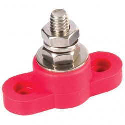 BATTERY BUSS BAR STUD SINGLE TERMINAL RED 250 AMP