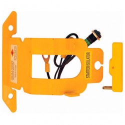 BATTERY ISOLATOR LOCKING BRACKET KIT YELLOW