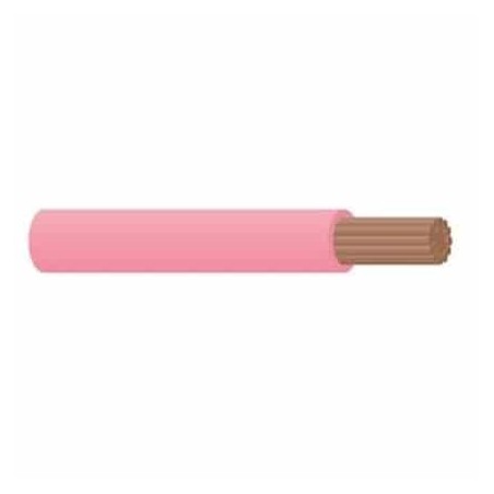 WIRE 4MM SINGLE CORE CABLE PINK 30M