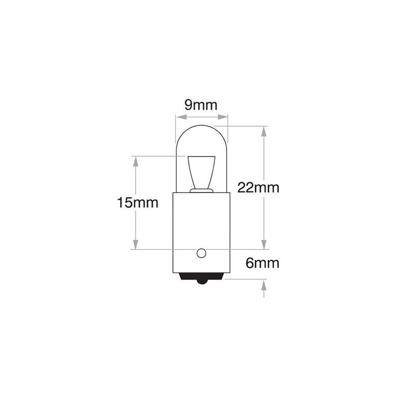 LIGHTING GLOBE BAYONET 24 VOLT 4 WATT BA9S