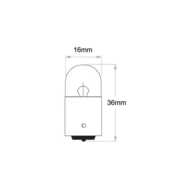 LIGHTING GLOBE BAYONET 24 VOLT 5 WATT BA9S