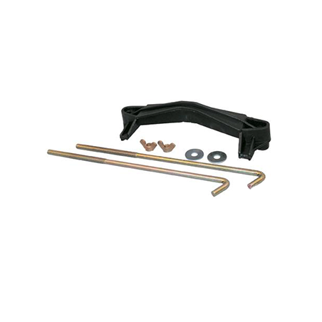 BATTERY HOLD DOWN BRACKET PLASTIC/METAL 140MM