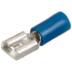 CRIMP TERMINAL BLUE FEMALE BLADE TERMINALS