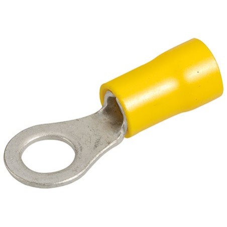 CRIMP TERMINALS YELLOW RING TERMINALS