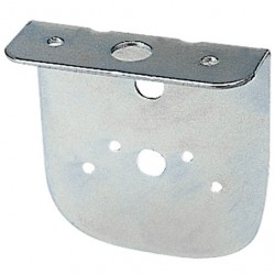 TRAILER SOCKET MOUNTING BRACKET SMALL ROUND METAL