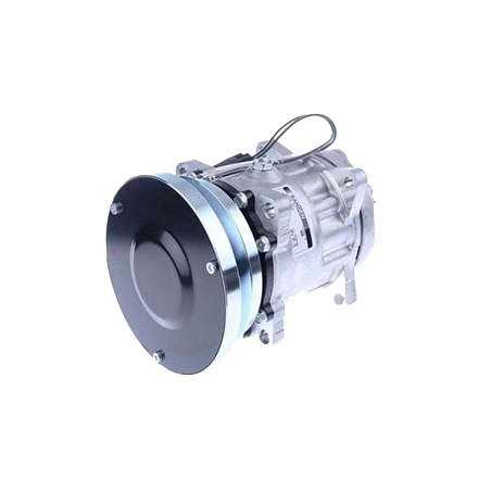 AIR- CON COMPRESSOR SUIT CATERPILLAR JOHN DEERE 12 VOLT EAR MOUNT SANDEN SD7H15E