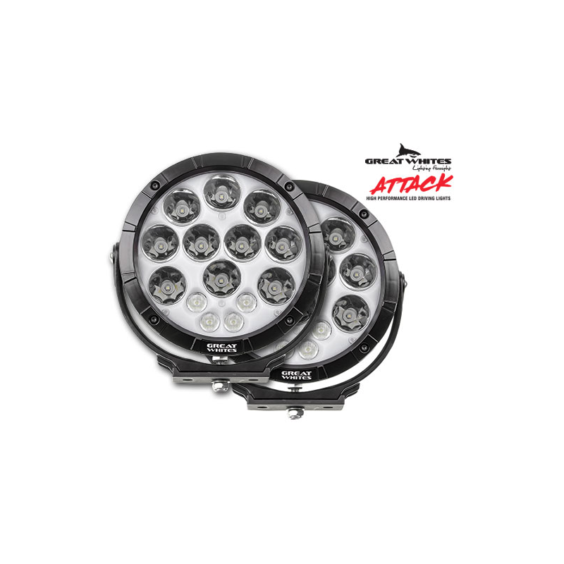 DRIVING LIGHT GREAT WHITES ATTACK 220 SERIES ROUND