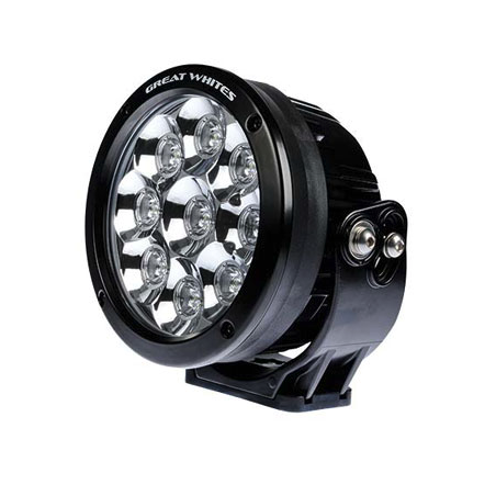 DRIVING LIGHT GREAT WHITES GEN2 9 LED ROUND