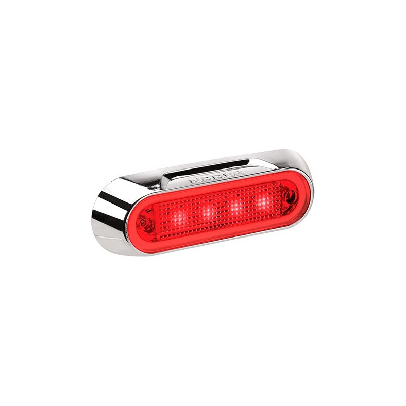 JOKON 12V Clear Lens Red LED Rear Marker Light – Fits Carioca, Cusona, Mizar, Motorhome – German Quality