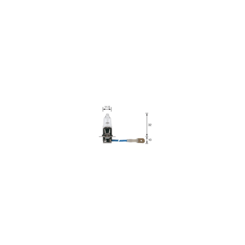 LIGHTING H3 HALOGEN GLOBE24 VOLT 70 WATT PK22S SUPER WHITE