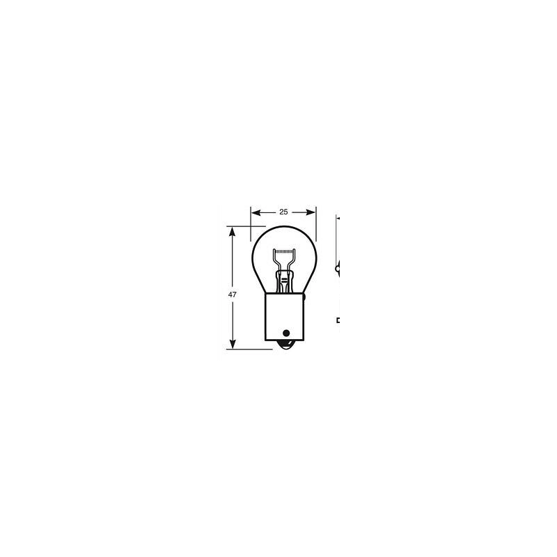LIGHTING GLOBE BAYONET 24 VOLT 21/5 WATT BAY15D