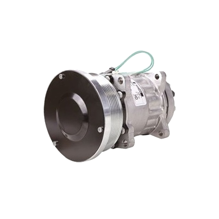 AIR- CON COMPRESSOR SANDEN SUIT CATERPILLAR 24 VOLT EAR MOUNT SUIT CATERPILLAR