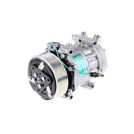 AIR- CON COMPRESSOR SANDEN SUITS IVECO 24V DIRECT MOUNT 8PV 119MM