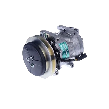 AIR- CON COMPRESSOR SANDEN SUITS CASE KOBELCO KOMATSU LINK-BELT DIRECT MOUNT