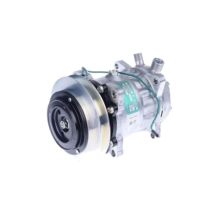 AIR- CON COMPRESSOR SUIT ISUZU KOMATSU 24 VOLT DIRECT MOUNT SANDEN