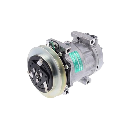 AIR- CON COMPRESSOR SUIT ISUZU HITACHI 24 VOLT DIRECT MOUNT SANDEN