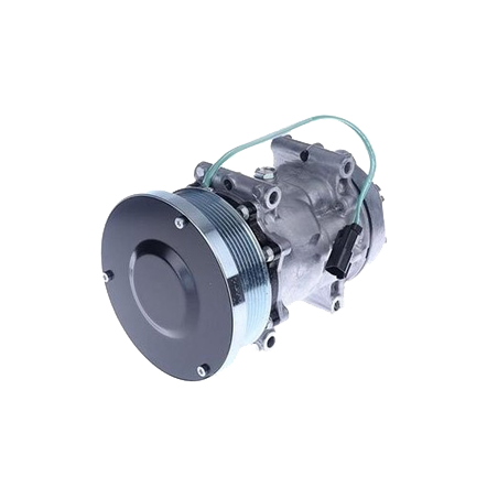AIR- CON COMPRESSOR SUIT CATERPILLAR 24 VOLT SANDEN DIRECT MOUNT