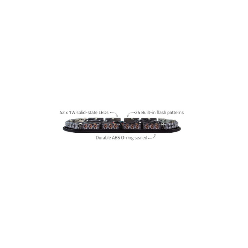 LIGHTING LED MICRO LIGHTBAR 12 / 24 VOLT 4 BOLT BASE