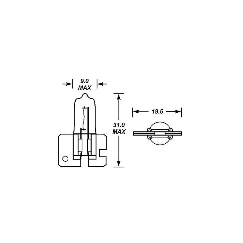 LIGHTING H2 HALOGEN GLOBE12 VOLT 100 WATT