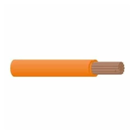 WIRE 4MM SINGLE CORE CABLE ORANGE 30M