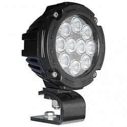 LIGHTING LED WORK LIGHT ROUND 9-33 VOLTS FLOOD BEAM