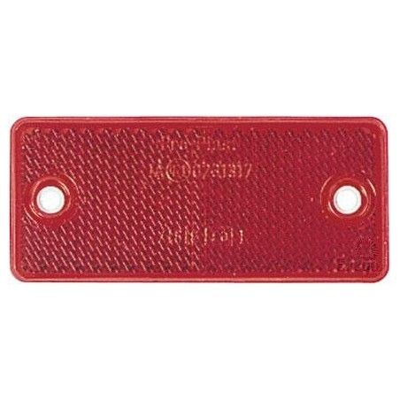 LIGHTING REFLECTOR RED 40 X 90 MM  50 PCS