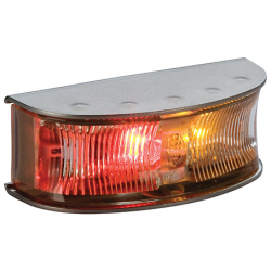 LIGHTING SIDE MARKER LAMP RED-AMBER LED 9-33  VOLTS